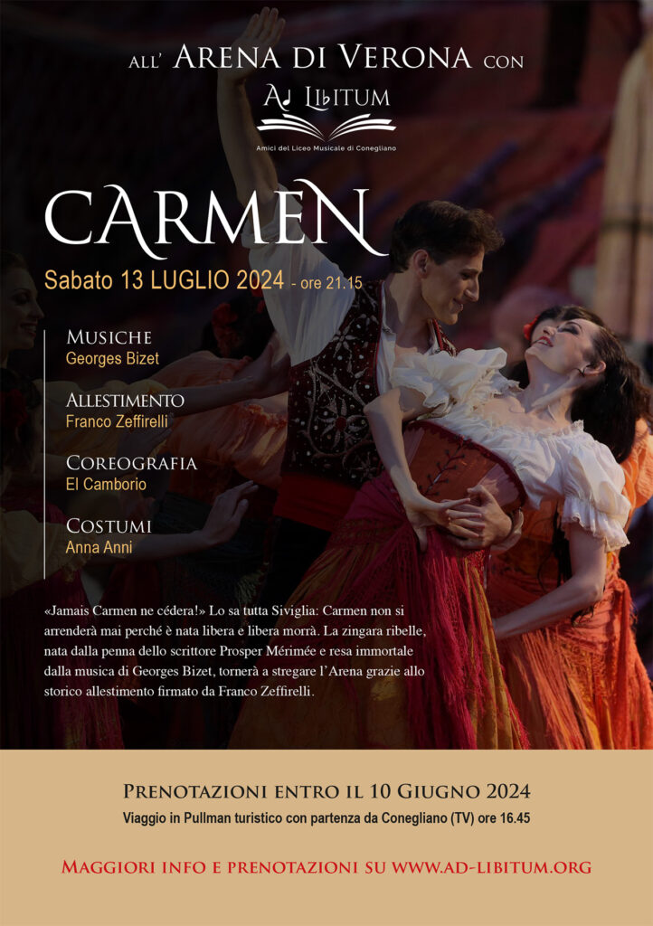 Arena di Verona - Carmen 2024 locandina
